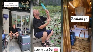 HANOI to Ninh Binh transfer : Lotus Lake : Eco Lodge : Instapose : day 9