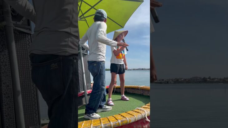 Karaoke on a Basket Boat in Vietnam | Maria Sings in Hoi An Coconut Forest