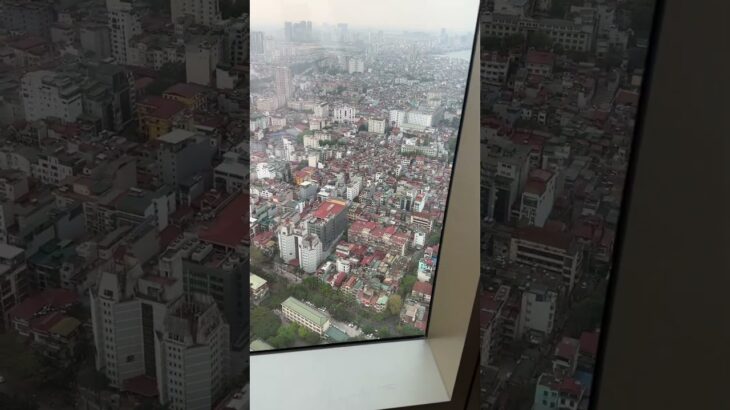 View from hotel in Hanoi