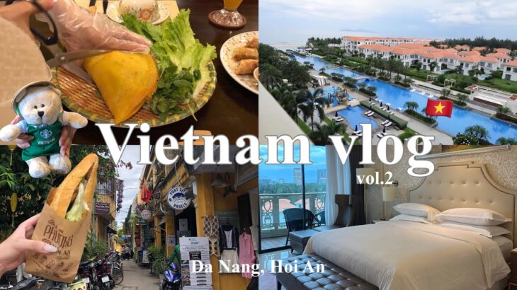 【ベトナムvlog🇻🇳】1人1万円で泊まれる5つ星ホテル⁉️円安でも贅沢できる国✨おすすめグルメ紹介♡ダナン、ホイアン