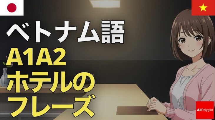 ベトナム語A1 A2ホテルのフレーズ | 音声学習 | リスニング練習