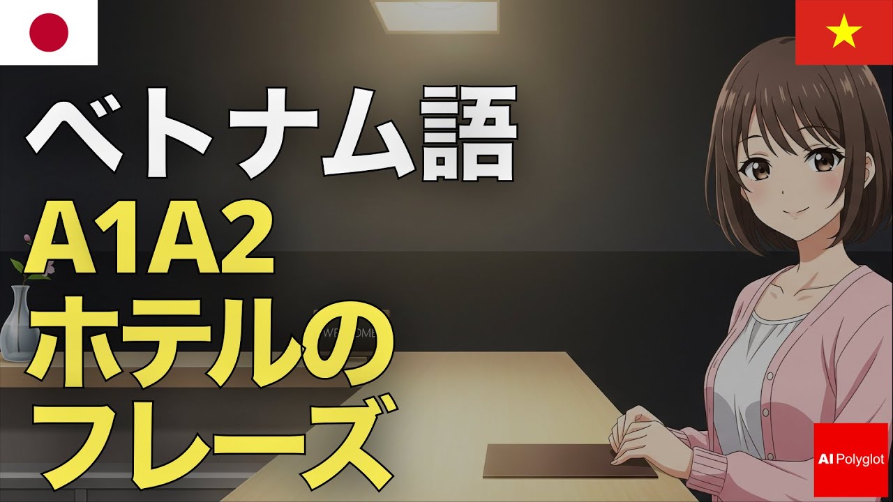 ベトナム語A1 A2ホテルのフレーズ | 音声学習 | リスニング練習