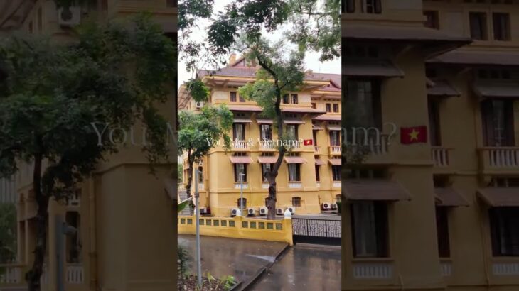 Hanoi’s Most Iconic Hotel 🏨 Elegance in the Rain #shorts #vietnam #hanoi #sofitel  #travel #hotel