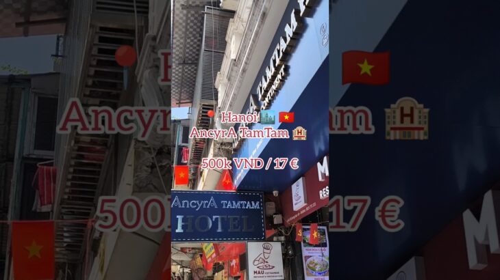Hôtel Tam Tam à Hanoï – Chambre spacieuse dans le Vieux Quartier✨