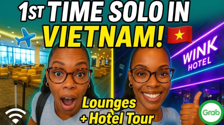 Solo Travel Vietnam 🇻🇳 First Time | Vietnam Travel Vlog + Saigon Hotel Room Tour & Airport Lounges