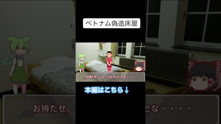 ベトナム偽造床屋編　#ゆっくり実況 #ずんだもん #ベトナム #ホーチミン　#shorts #shortvideo #一人旅