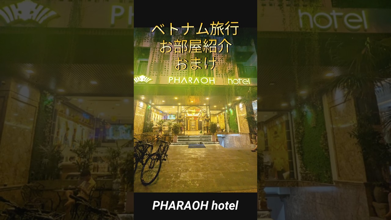 【ベトナム】ダナンで泊まったホテルのお部屋紹介、おまけ #ファラオホテル #ホイアン #ベトナム #vietnam #danang  #hotel #vietnamtravel