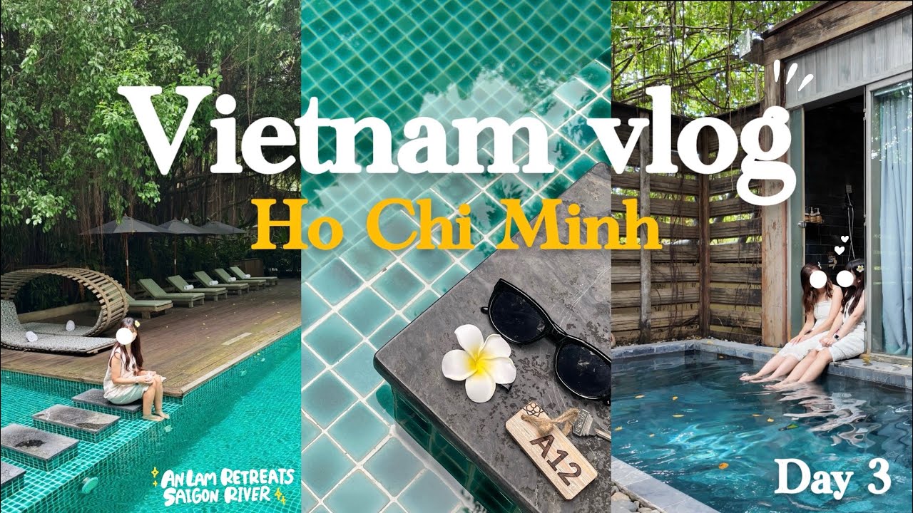 【ベトナム vlog🇻🇳】親友とホーチミン旅行3日目！ホテル&ベトナムミシュラン料理を満喫⭐️