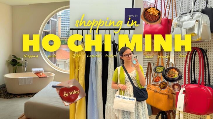 2-day shopping in HO CHI MINH vlog (w/prices) 🇻🇳 local brands guide, food, hotel, hospital, dentist