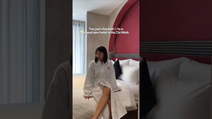 This brand new hotel in Ho Chi Minh Vietnam #vietnamtravel #hochiminhcity #hochiminh #kinhotel