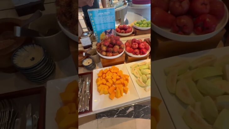 ベトナムホイアンのマリオット系ホテルの朝食バッフェ#vietnum #hộian #marriott #朝食#buffet2025年10月4日