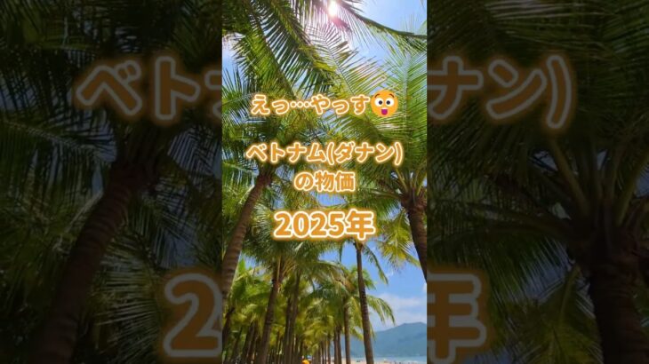 ベトナムの物価2025！【ダナン・ホイアン】