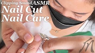 ネイルケアASMR 爪切り”手”カンボジアのベトナム式理髪店 Nail Clipping