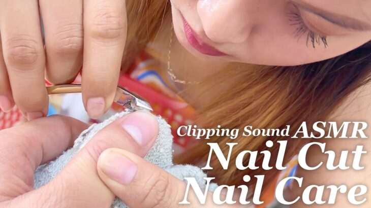 あの子のネイルケア ASMR 爪切り”手”カンボジア理髪店 Nail Clipping