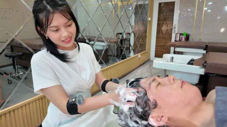 ASMR: The Cutest Therapist’s Tingle! | Vietnamese Barbershop Full Service Massage