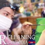 【耳かき】耳掃除/耳毛剃り カンボジアのベトナム式理髪店 Ear Cleaning ASMR