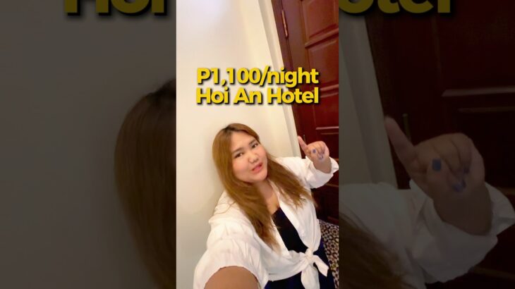 ✨HOI AN VIETNAM BUDGET HOTEL✨ #travel #vietnam