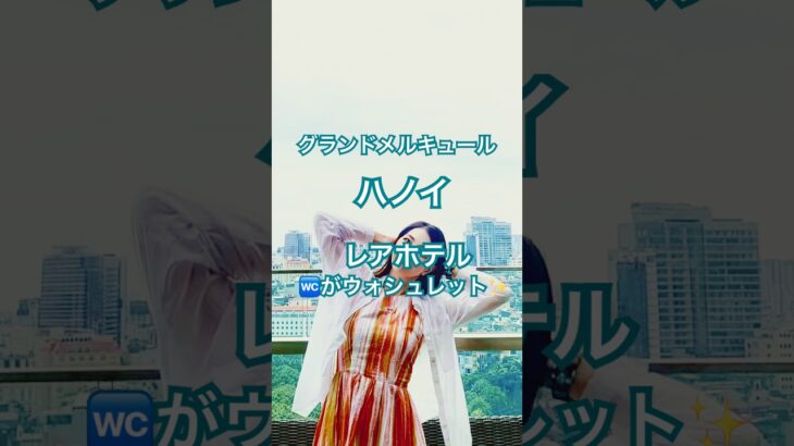 🇻🇳【Hanoi泊グランドメルキュール】は日本製のウォシュレットトイレ付きのお部屋🚾朝食も美味しくて大満足　2024August